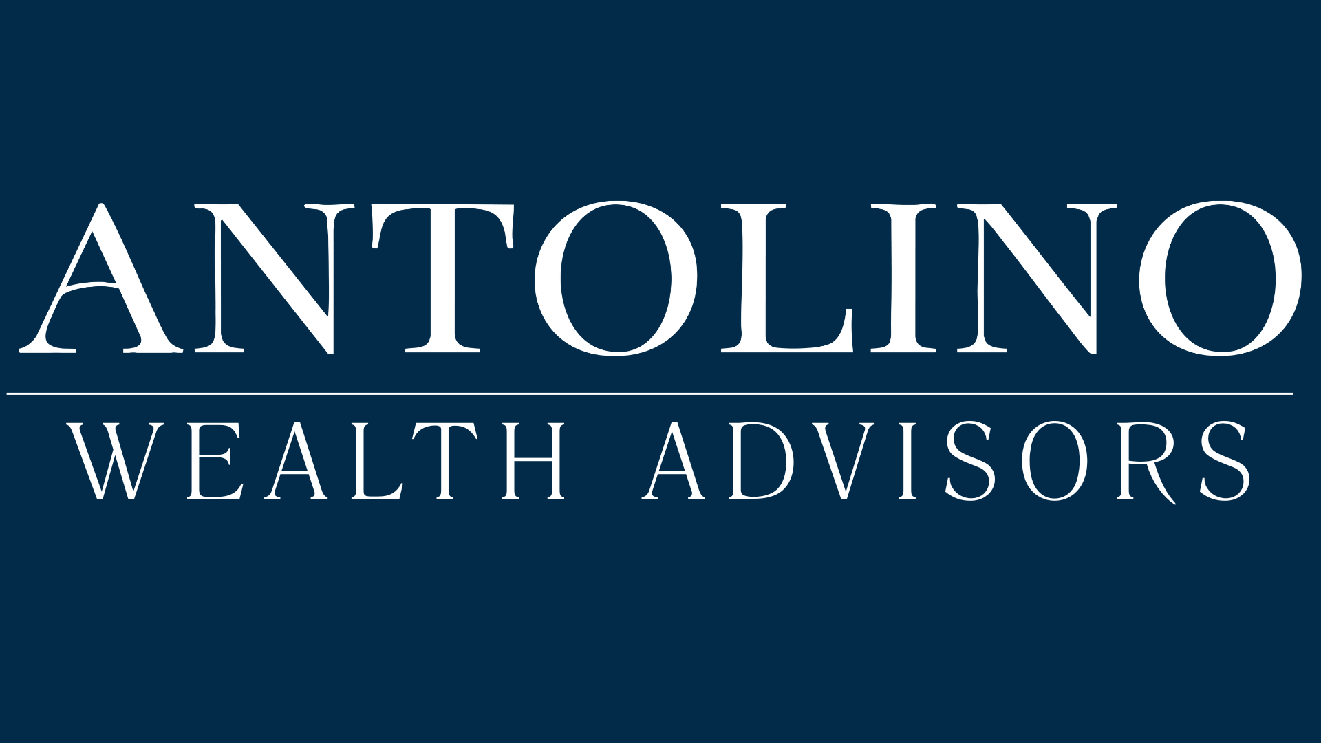 ANTOLINO Wealth Advisors White Logo
